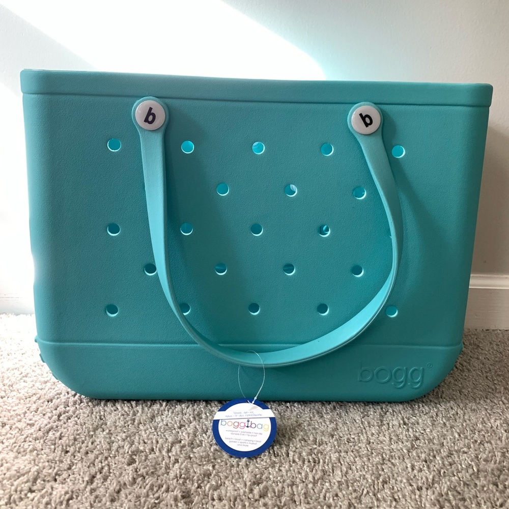 Bogg Bag XL Turquoise and Caicos Turquoise NWT!